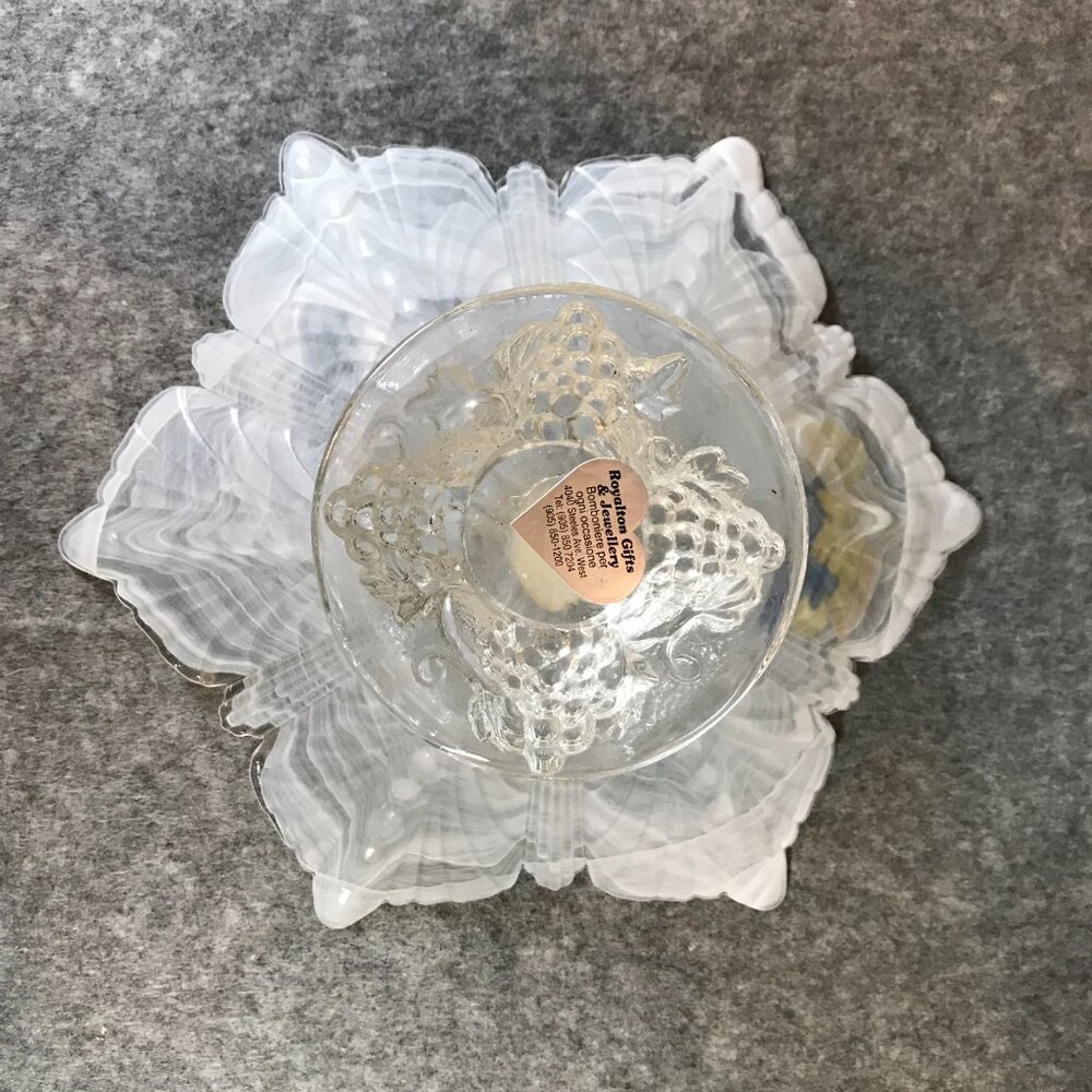Murano Swirl White Bowl Casa Elite Arte Murano Designed by M. Valenti - Picture 7 of 7